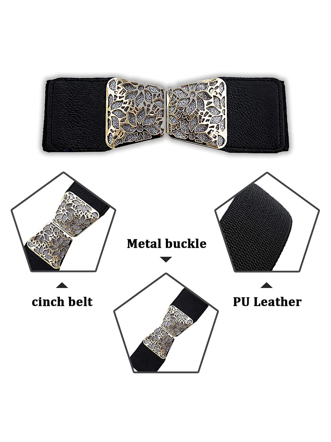 Youbella Women Fashion Jewellery Stylish and Trendy Comfortable & Stretchable Waist Belts For Girls and Women